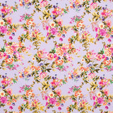 Crepe Floral Malva - Ribes y Casals