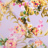 Crepe Floral Malva - Ribes y Casals