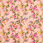 Crepe Floral Salmón - Ribes y Casals