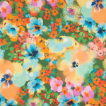 Fama Strecht Flores Acuarela Verde - Ribes y Casals