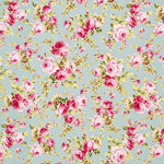 Crepe Cretona Verde Agua - Ribes y Casals