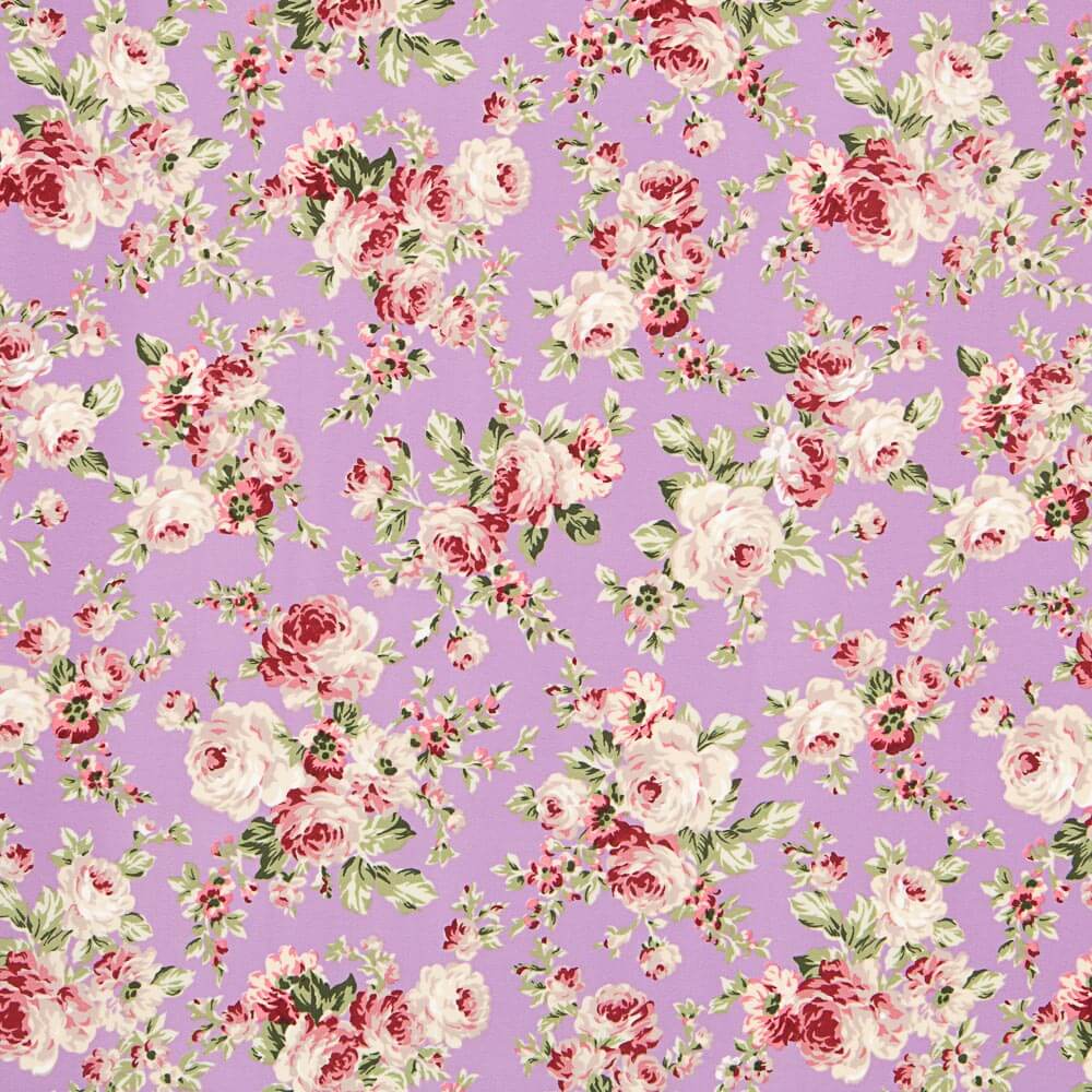 Crepe Cretona Malva - Ribes y Casals