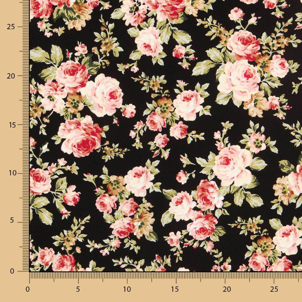 Crepe Cretona Negro - Ribes y Casals