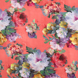 Fama Strech Flor Acuarela Coral - Ribes y Casals