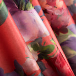 Fama Strech Flor Acuarela Coral - Ribes y Casals