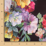 Fama Strech Flor Acuarela Negra - Ribes y Casals