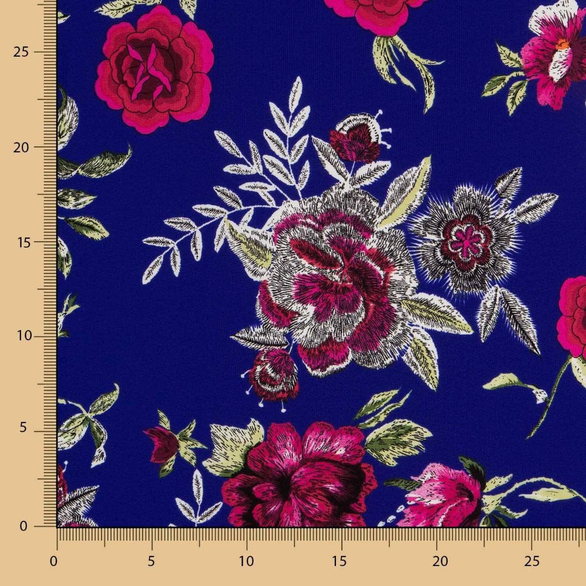 Crepe Mantón Manila Azul - Ribes y Casals