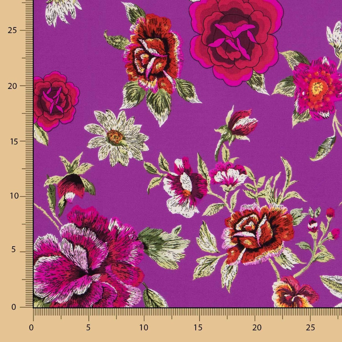 Crepe Mantón Manila Buganvilla - Ribes y Casals