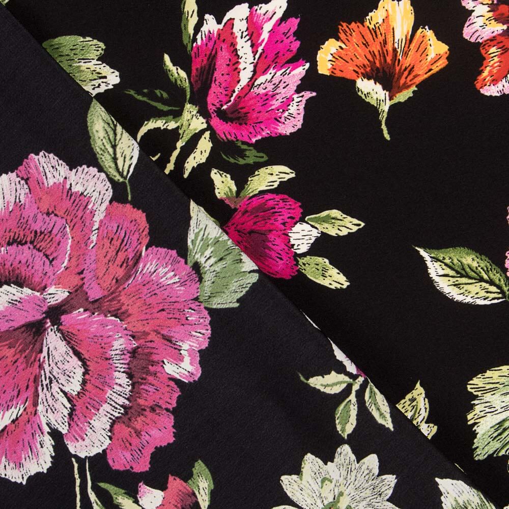 Crepe Mantón Manila Negro - Ribes y Casals