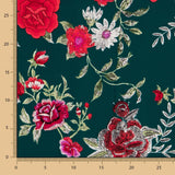 Crepe Mantón Manila Verde Botella - Ribes y Casals