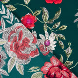 Crepe Mantón Manila Verde Botella - Ribes y Casals