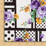 Bielástico Patch Cretona Malva - Ribes y Casals