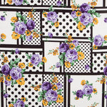 Bielástico Patch Cretona Malva - Ribes y Casals