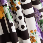 Bielástico Patch Cretona Malva - Ribes y Casals