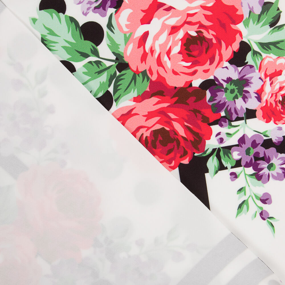 Bielástico Patch Cretona Roja - Ribes y Casals