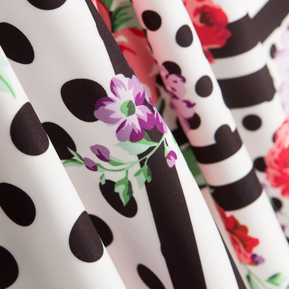 Bielástico Patch Cretona Roja - Ribes y Casals