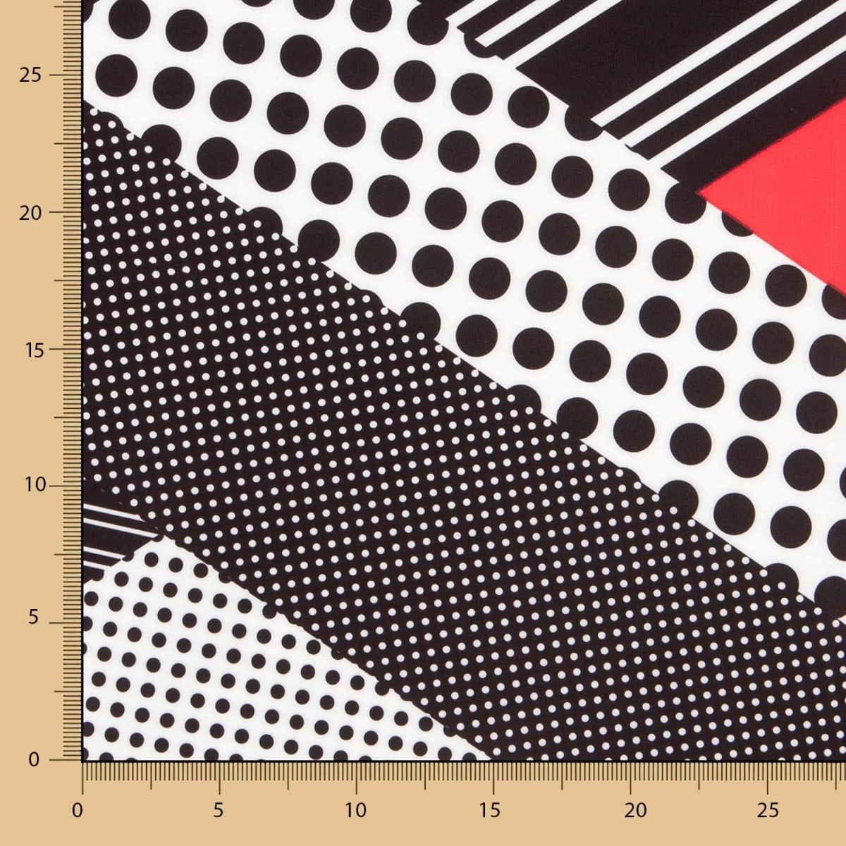 Bielástico Patch Geo Coral - Ribes y Casals