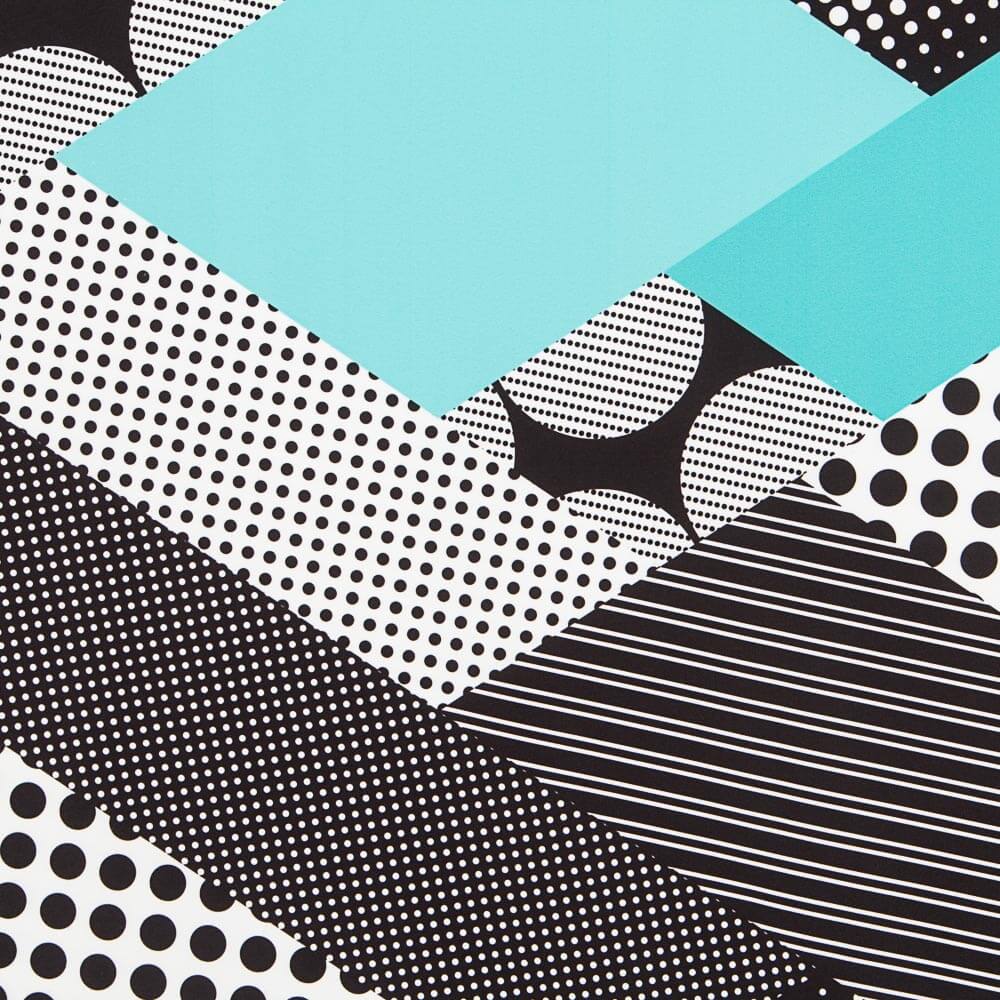 Bielástico Patch Geo Aguamarina - Ribes y Casals