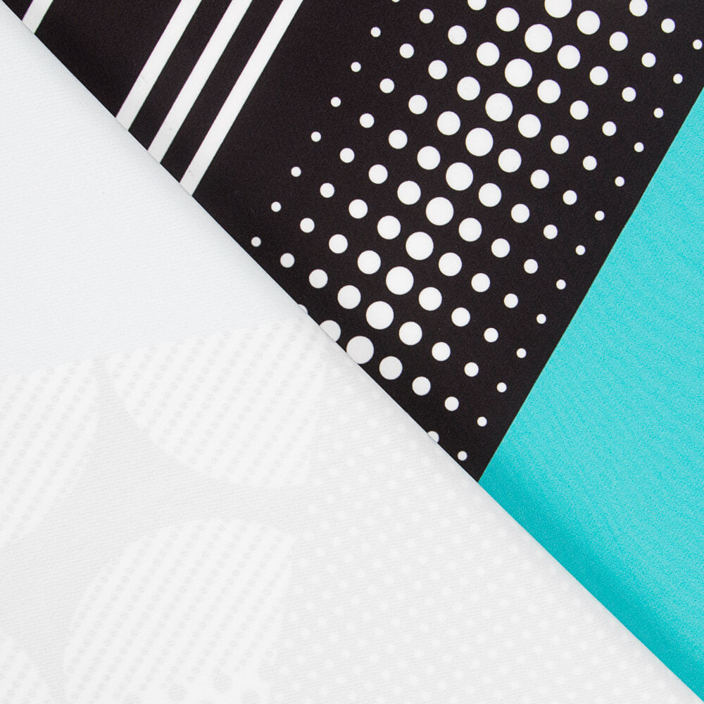 Bielástico Patch Geo Aguamarina - Ribes y Casals