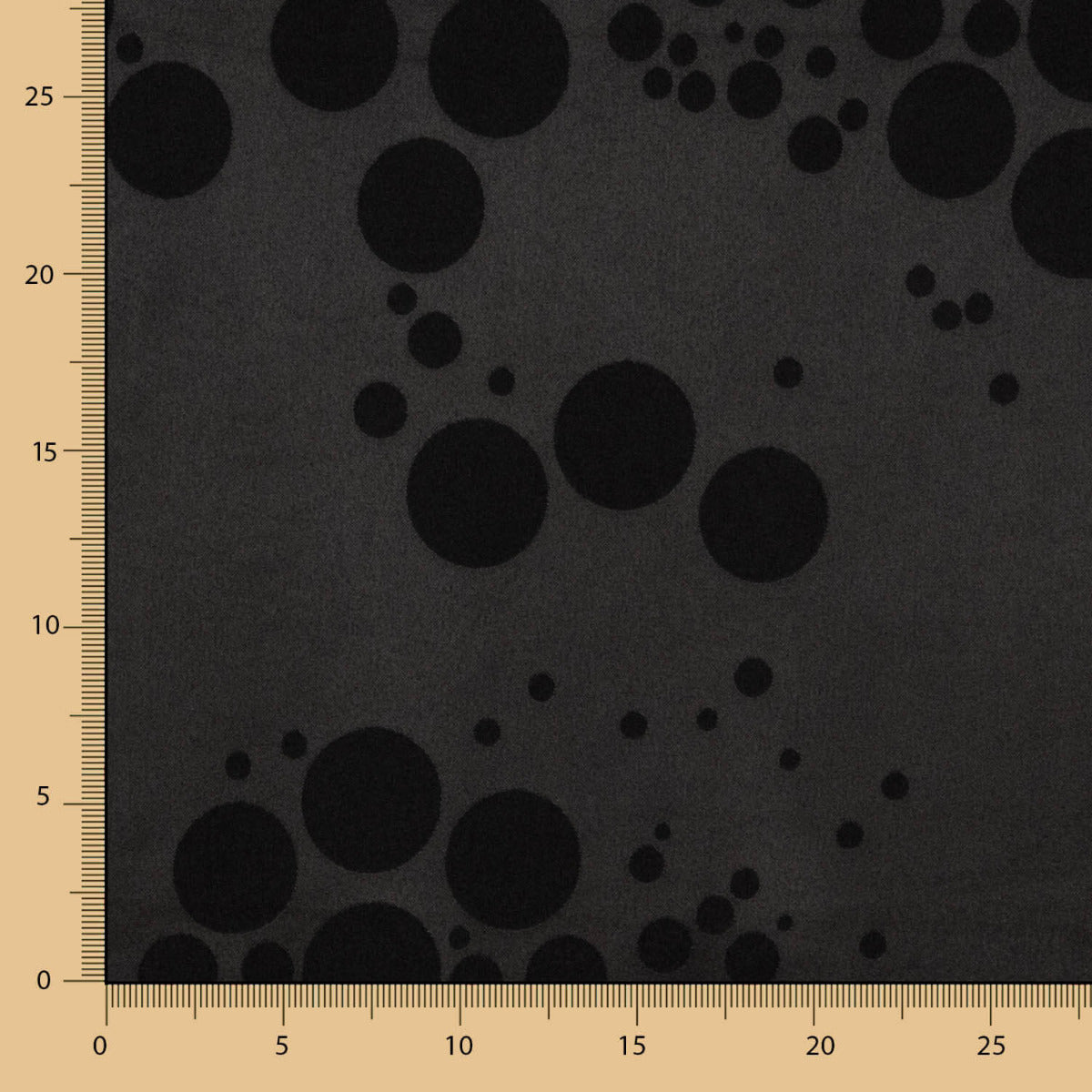 Jacquard Multi Lunar Strecht Negro - Ribes y Casals