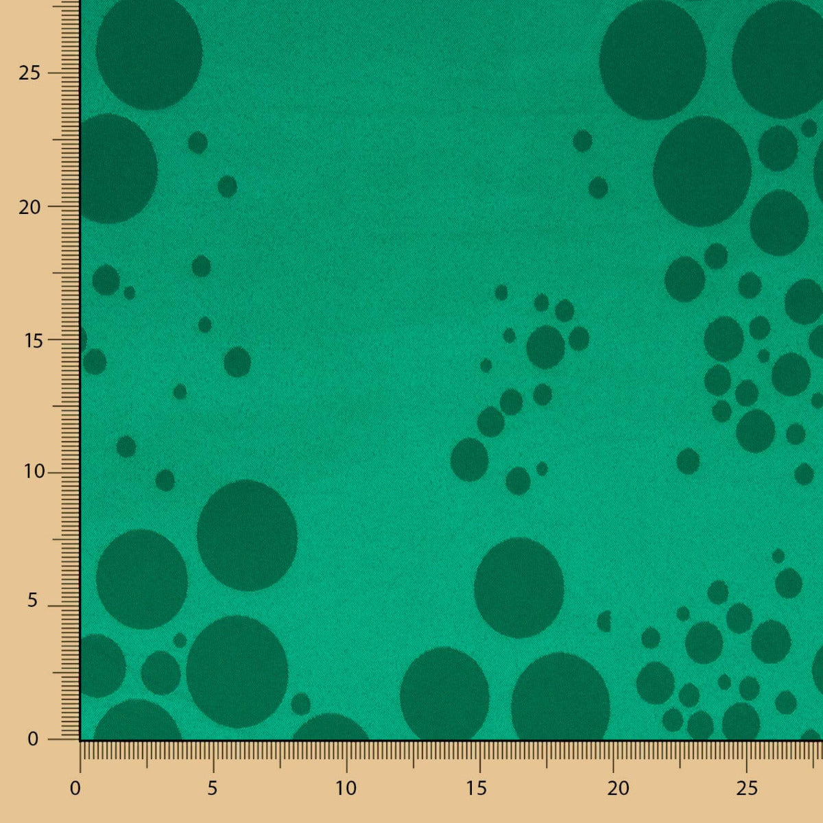 Jacquard Multi Lunar Strecht Verde - Ribes y Casals