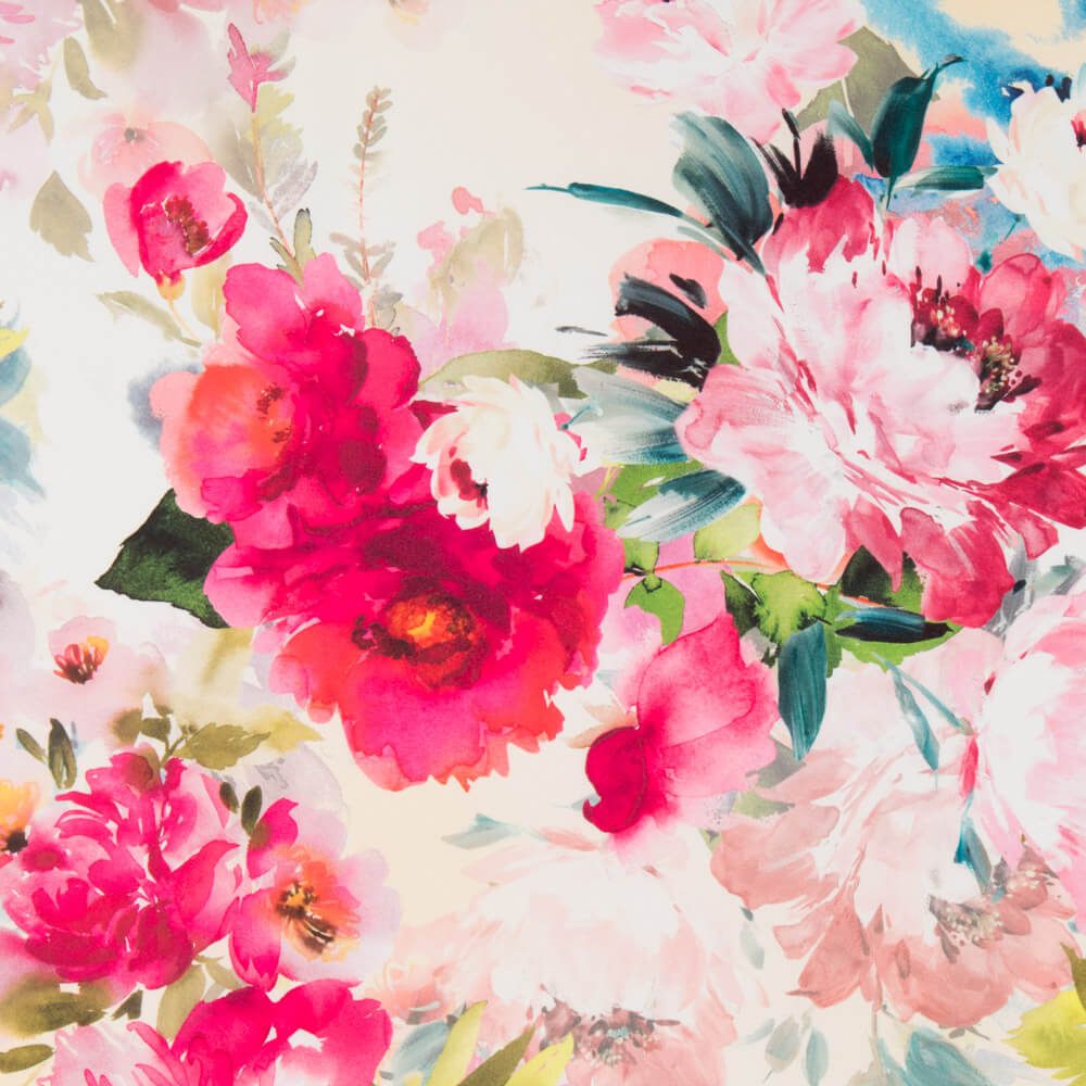 Fama Strech Flor Primavera Amarillo - Ribes y Casals