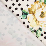 Bielástico Cretona Roja Lunares Blanco - Ribes y Casals