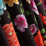 Gabardina Elástica Manila Negro - Ribes y Casals