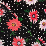 Crepe Margarita Lunar Negro - Ribes y Casals