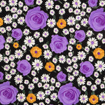 Crepe Rosas Margarita Malva - Ribes y Casals