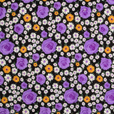 Crepe Rosas Margarita Malva - Ribes y Casals