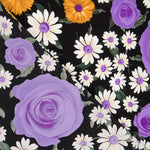 Crepe Rosas Margarita Malva - Ribes y Casals