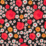 Crepe Rosas Margarita Rojo - Ribes y Casals