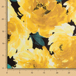 Fama Strech Flor Pinceladas Amarillo - Ribes y Casals