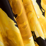 Fama Strech Flor Pinceladas Amarillo - Ribes y Casals