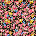 Crepe Poliéster Cretona Nita Negro - Ribes y Casals