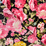 Crepe Poliéster Cretona Nita Negro - Ribes y Casals