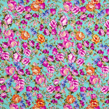 Crepe Poliéster Cretona Nita Turquesa - Ribes y Casals