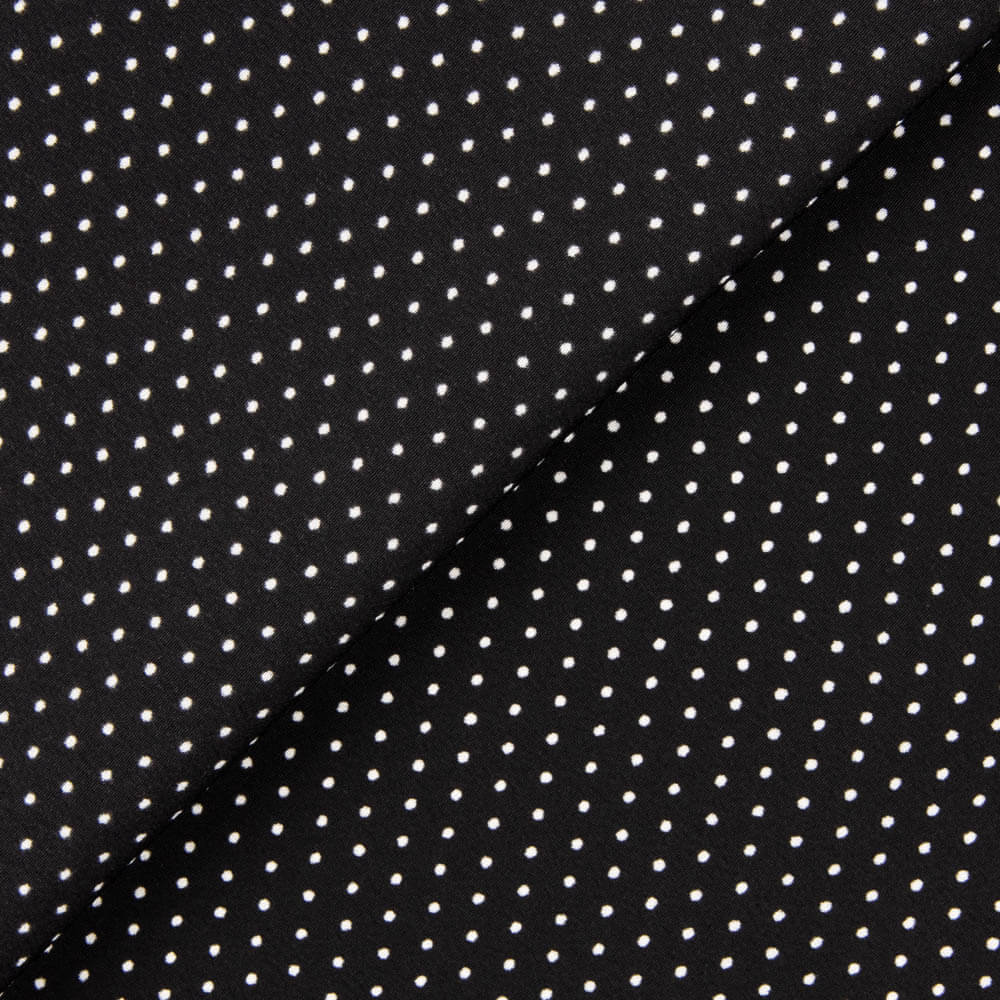 Gabardina Elástica Lunares 3mm Negro-Blanco - Ribes y Casals