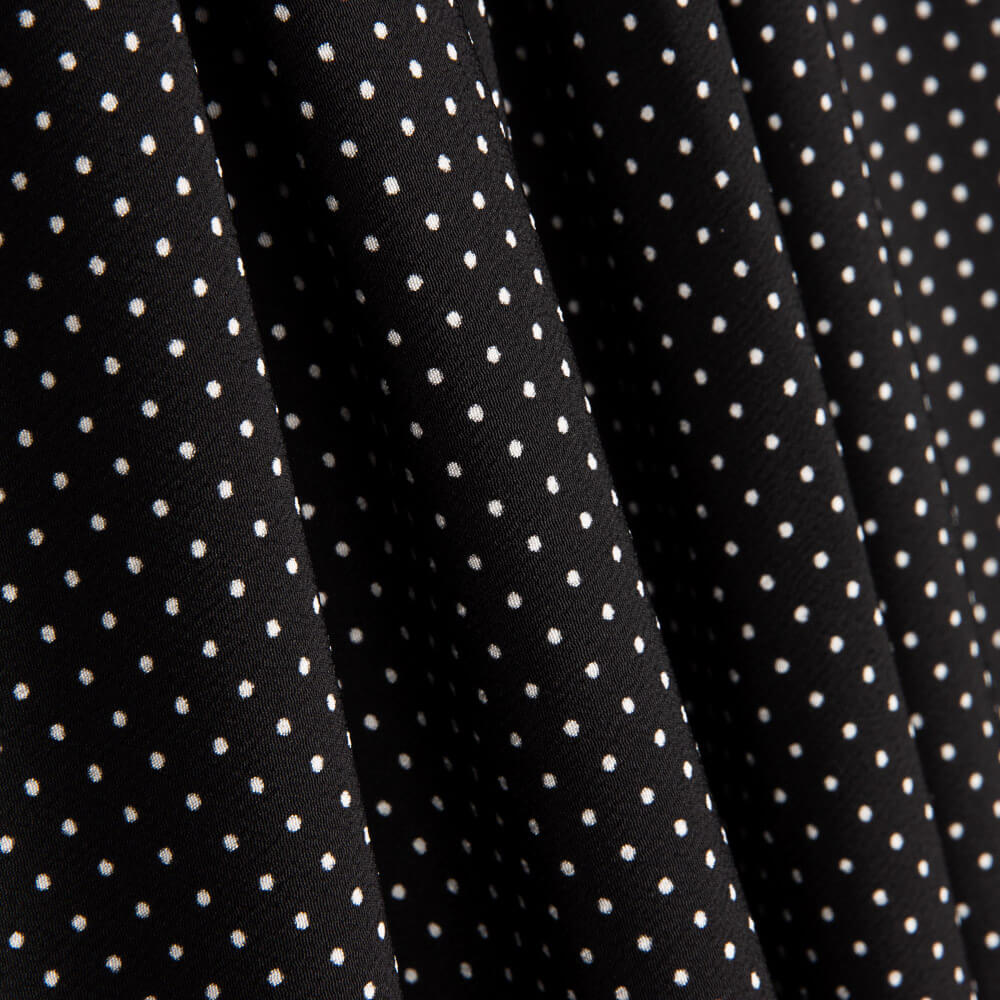 Gabardina Elástica Lunares 3mm Negro-Blanco - Ribes y Casals