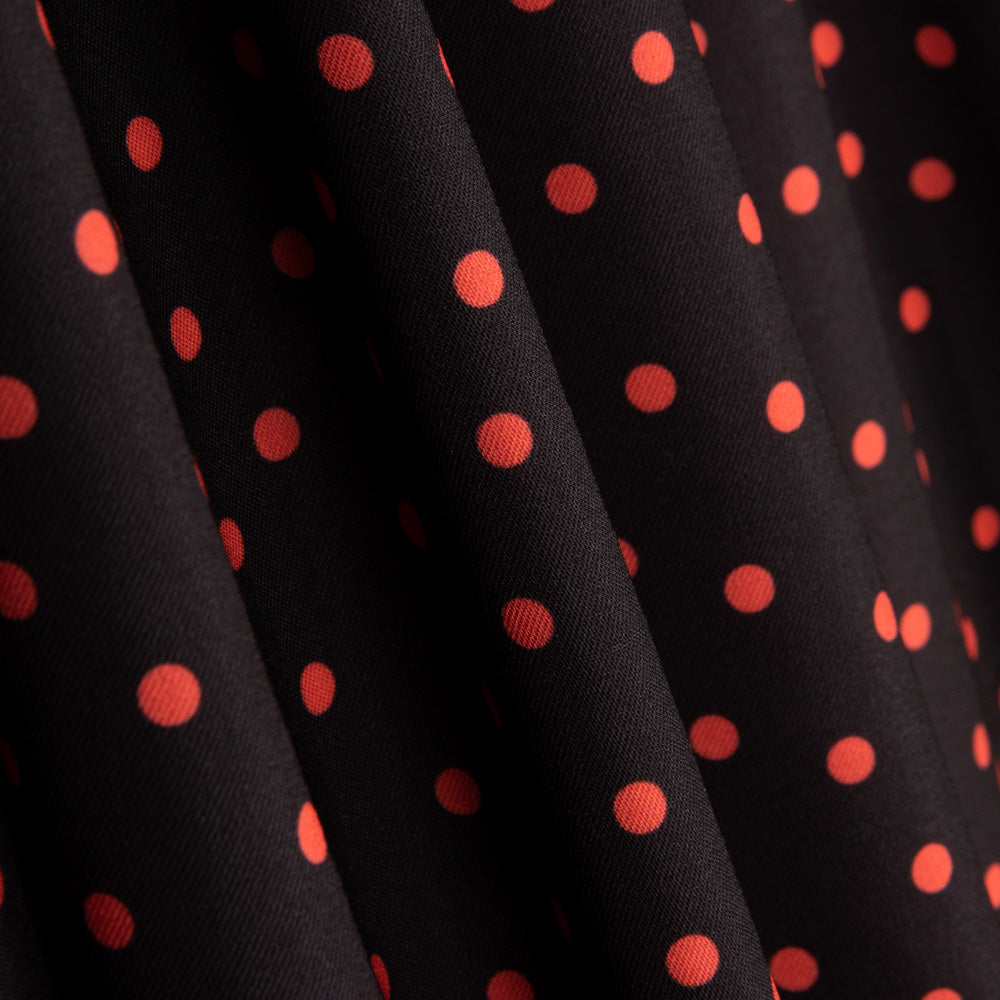 Gabardina Elástica Lunar Rojo - Ribes y Casals