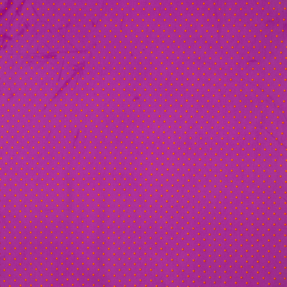 Gabardina Elástica Lunares 3mm Buganvilla-Naranja - Ribes y Casals