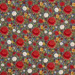 Crepe Poliéster Cretona Real Azul Oscuro - Ribes y Casals