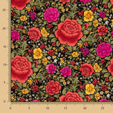 Crepe Poliéster Cretona Real Negro - Ribes y Casals