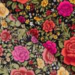 Crepe Poliéster Cretona Real Negro - Ribes y Casals