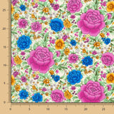 Crepe Poliéster Cretona Real Buganvillas - Ribes y Casals