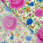 Crepe Poliéster Cretona Real Buganvillas - Ribes y Casals