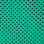 Gabardina Elástica Lunares 17mm Verde-Negro - Ribes y Casals