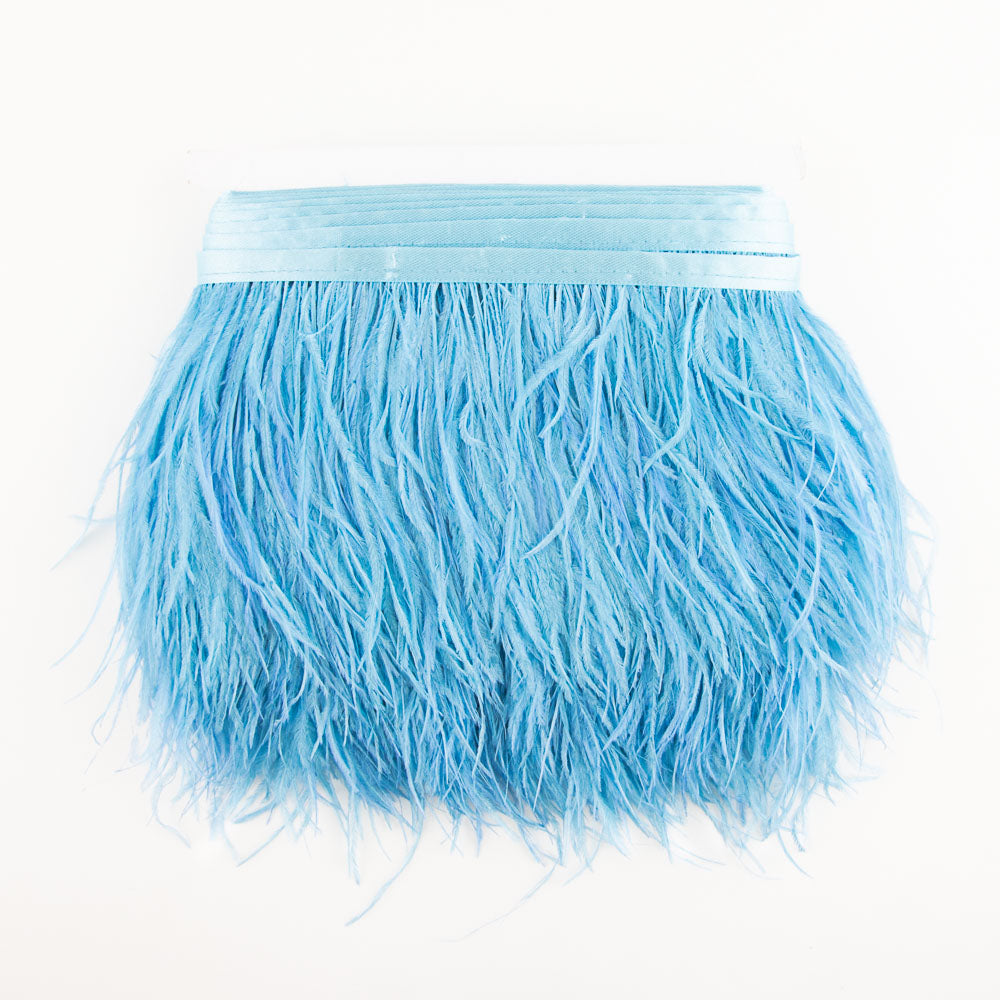 Fleco de Plumas Azul Suave - Ribes y Casals