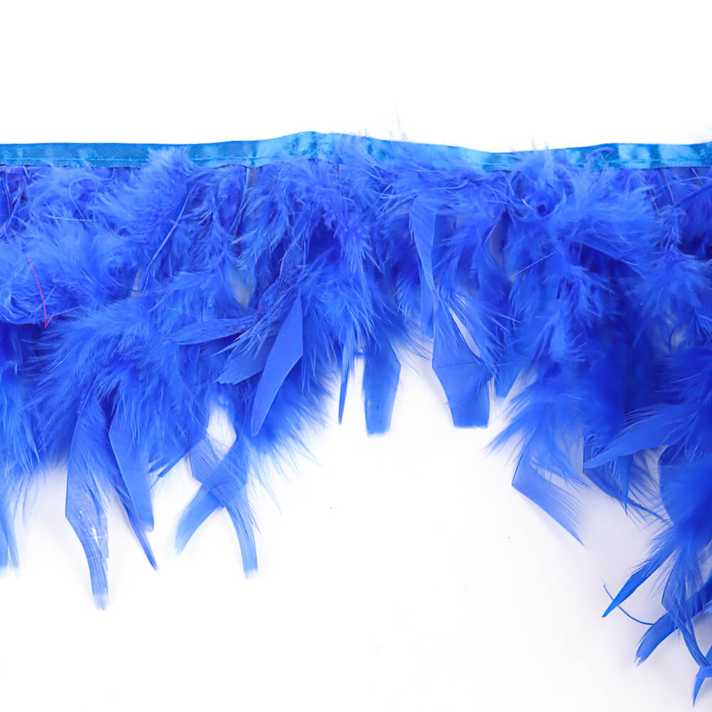 Flecos de Pluma Pavo Azul. - Ribes y Casals